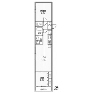 東京都練馬区豊玉中2【マンション】の間取り
