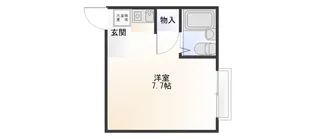 パルティーコート【1階】の間取り
