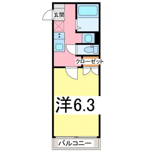 Plume木更津【2階】の間取り