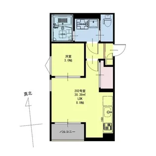 Regalest鹿野【2階】の間取り