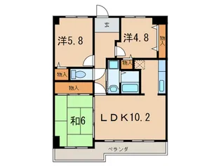 ジョイ・ディール【3階】の間取り