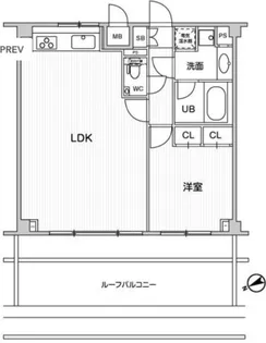 六本木デュープレックスエムズ【6階】の間取り