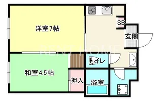コーポ大福(学生専用マンション)【3階】の間取り