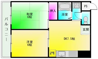 プレアール恩智駅前【3階】の間取り
