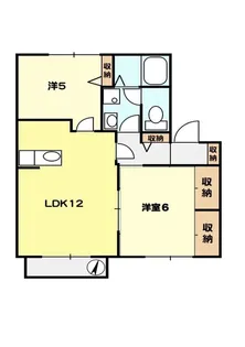 T-net ハックベリーB棟【2階】の間取り