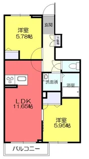 ブラウン ピール【1階】の間取り