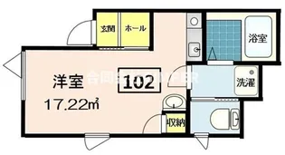 サニープレイス白山【1階】の間取り
