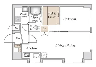 東京都世田谷区池尻3【マンション】の間取り