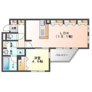 プリモルーチェ【2階】の間取り