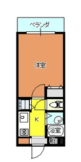 イミュ-ブルケヤキ【2階】の間取り