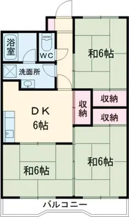 レジデンス親和【7階】の間取り