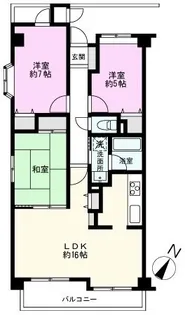 イムーブル浦和【1階】の間取り
