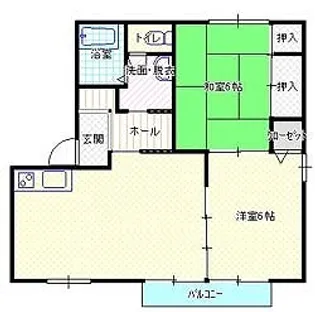 アーバンライフ【1階】の間取り