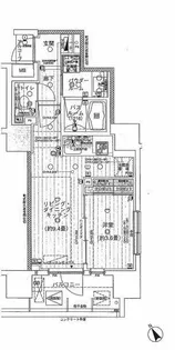 フェローネ入谷【8階】の間取り