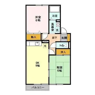 セジュール・ナカ【2階】の間取り