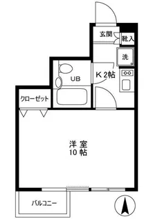 日神パレステージ西麻布【2階】の間取り