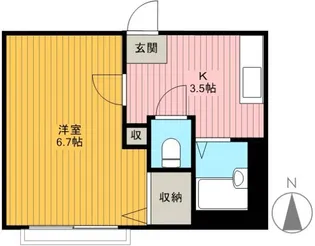 ラ・フローラ【2階】の間取り