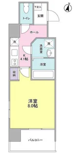 ラークガーデン木場【9階】の間取り