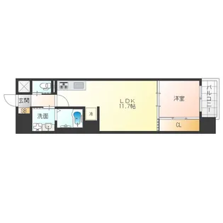 兵庫県西宮市甲子園口3【マンション】の間取り