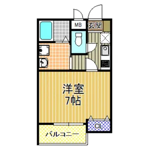 C0C0ハウス【3階】の間取り