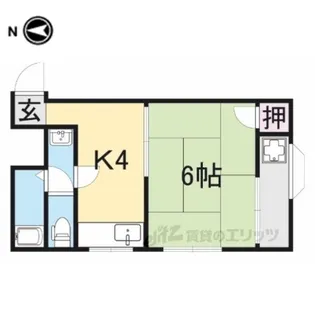 共進ハイツ【3階】の間取り