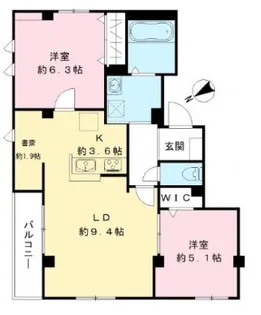 Habitat Kamada ハビタット鎌田【4階】の間取り