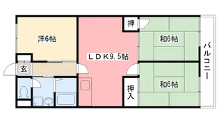 ヤンマーマンション【3階】の間取り