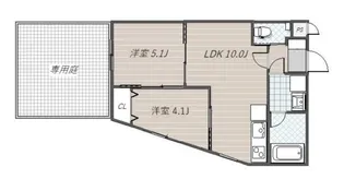 千葉県千葉市中央区今井3【マンション】の間取り