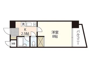 NAKASHIMA BLDG【3階】の間取り