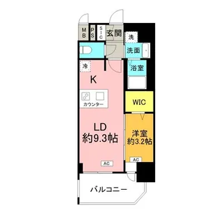 プレサンスNAGOYA覚王山【11階】の間取り