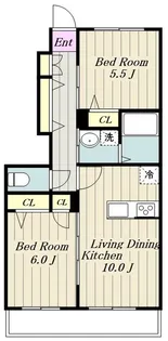 神奈川県相模原市中央区上溝1【アパート】の間取り