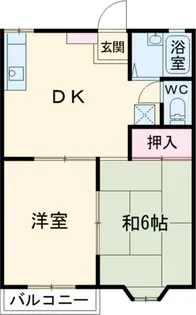 メゾン・ビアン【1階】の間取り