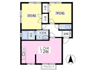 プラスハウスVI【1階】の間取り