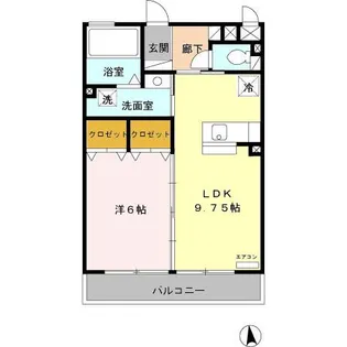 ルナリエK【3階】の間取り