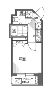 グランアセット早稲田【7階】の間取り