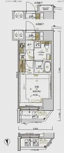 メインステージ上野松が谷【2階】の間取り