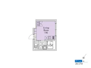 OAK VILLA SOU目黒【3階】の間取り
