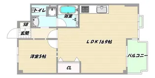 大阪府大阪市淀川区宮原1【マンション】の間取り