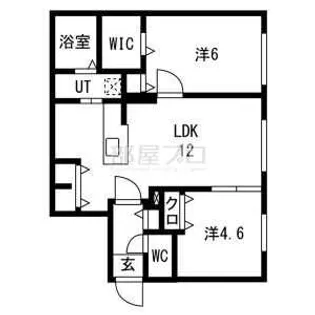 Premier ist Nakanoshima【4階】の間取り