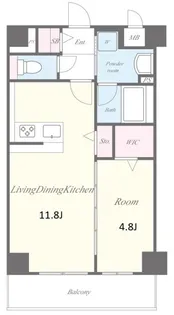 ステラフォレスト【1階】の間取り