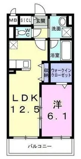 ヴィラ フェリシア【4階】の間取り
