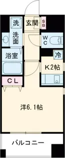 レジデンシア カルマール【4階】の間取り