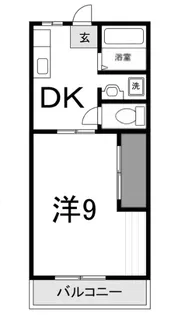 徳島県板野郡松茂町住吉字住吉開拓【アパート】の間取り