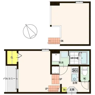 ラフェリオ東仙台【1階】の間取り