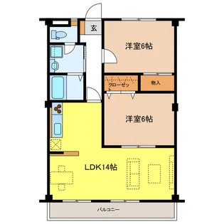 岐阜県岐阜市本荘中ノ町3【マンション】の間取り