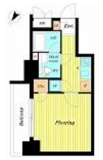 パレステュディオ日本橋東壱番館【7階】の間取り
