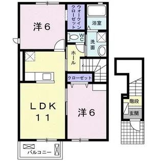 アトレ城原III【2階】の間取り