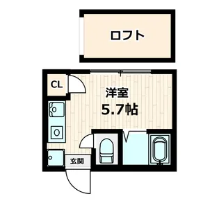 ルーチェ向山I【2階】の間取り