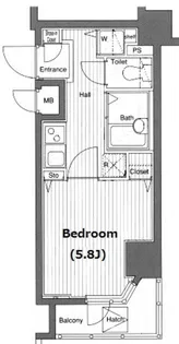ガラ・グランディ日本橋【10階】の間取り