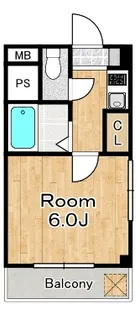 サンパークハイツ【2階】の間取り
